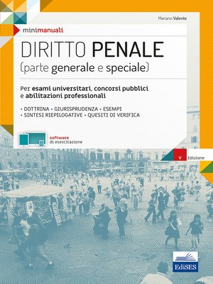 cover image of MiniManuale di Diritto penale (parte generale e speciale)